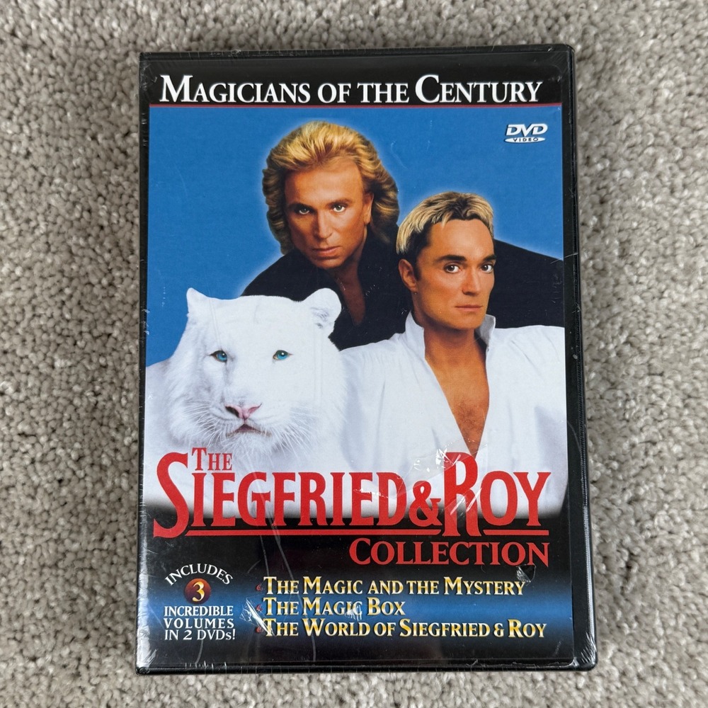 Siegfried & Roy Collection DVD Set Magicians of the Century Magic Mystery
